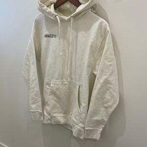 Miracles Brand men’s hoodie off white. Size M